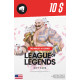 League of Legends RP Card $10 USD [NA]